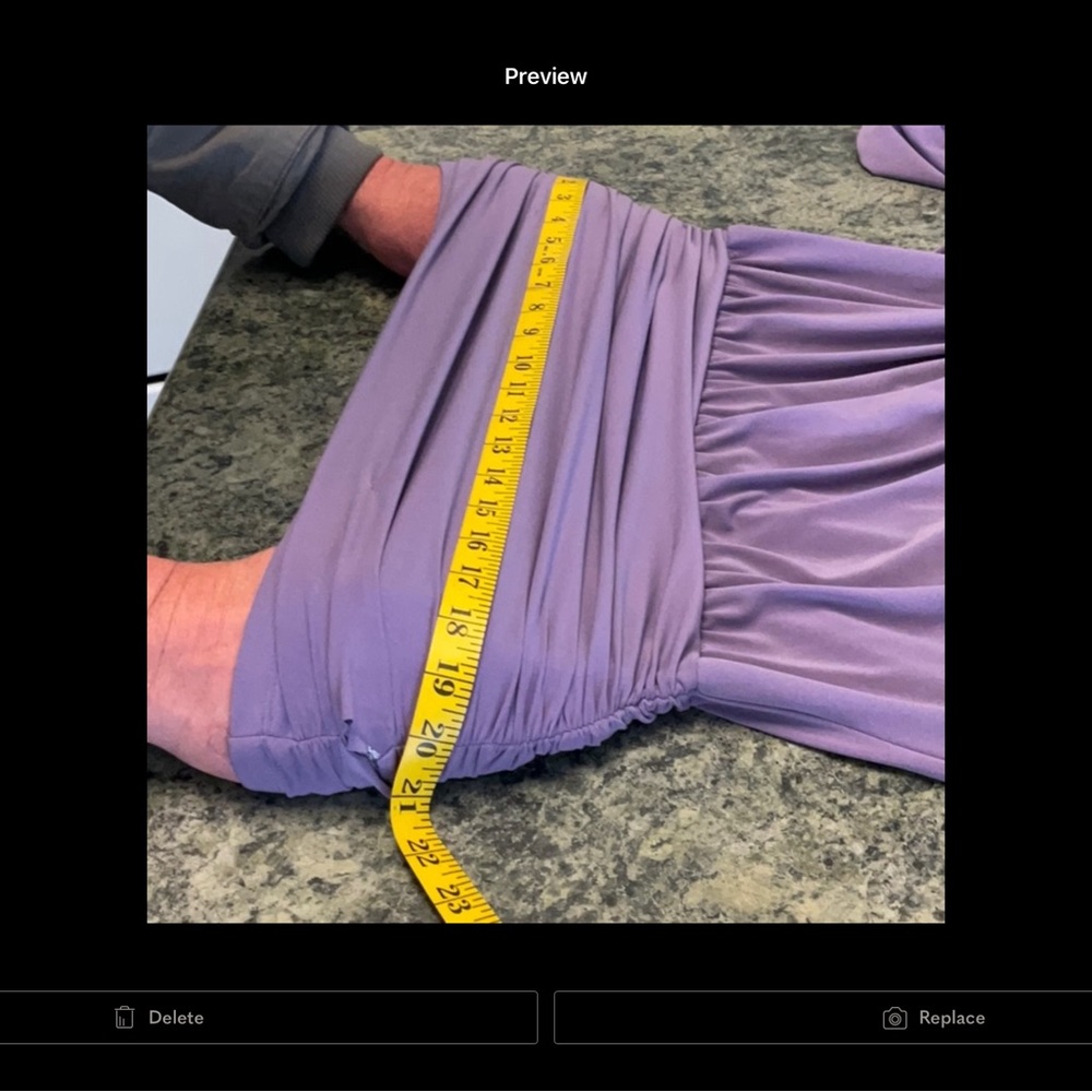 Lilac Ruched Waist Batwing Sleeve Top - Picture 2 of 8